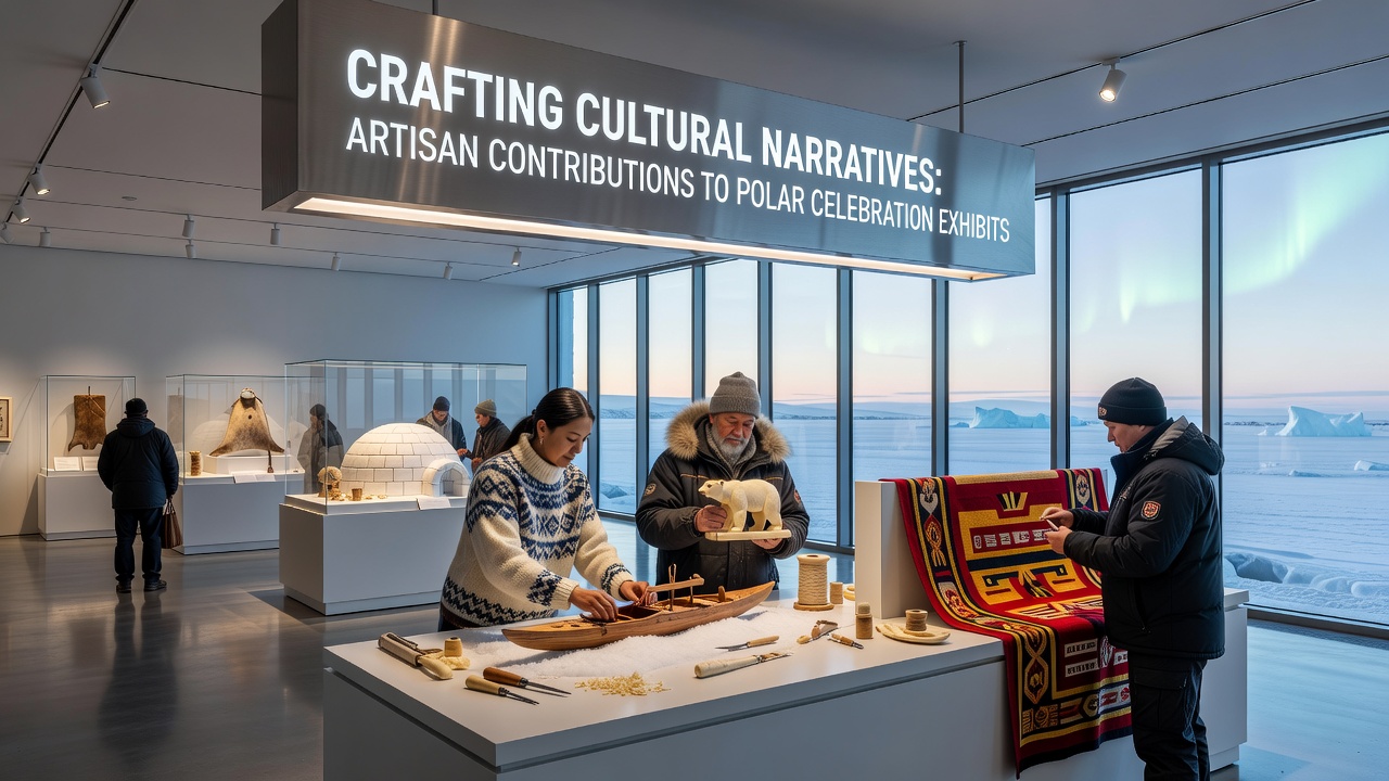 Crafting Cultural Narratives: Artisan Contributions to Polar Celebration Exhibits